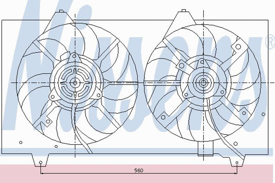 Nissens 85222 - Ventilateur, refroidissement du moteur cwaw.fr