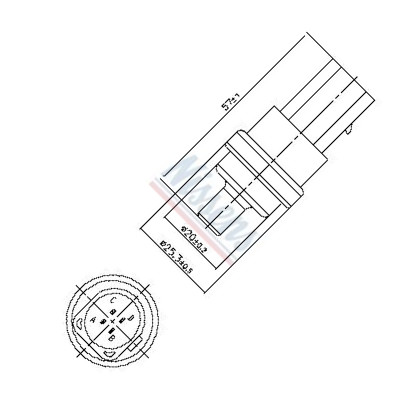 Nissens 207009 - Sonde de température, liquide de refroidissement cwaw.fr