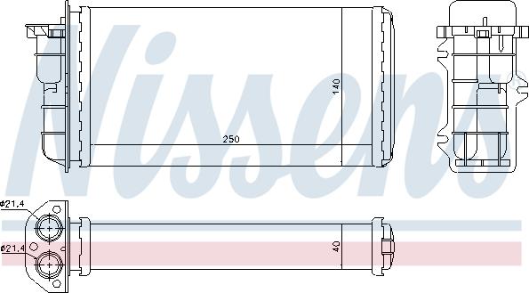 Nissens 71441 - Système de chauffage cwaw.fr