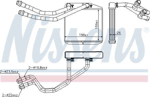 Nissens 71163 - Système de chauffage cwaw.fr