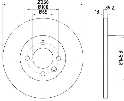 Nisshinbo ND5042 - Disque de frein cwaw.fr