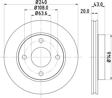 Nisshinbo ND5013 - Disque de frein cwaw.fr