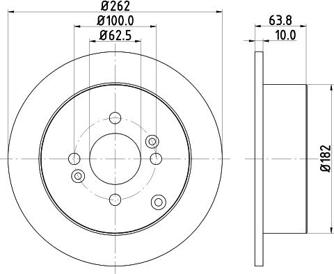 Nisshinbo ND6064 - Disque de frein cwaw.fr