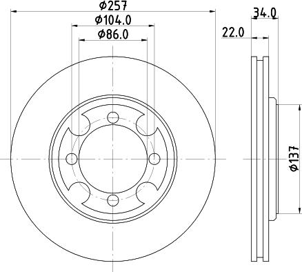 Nisshinbo ND6033 - Disque de frein cwaw.fr