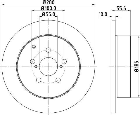 Nisshinbo ND1084K - Disque de frein cwaw.fr