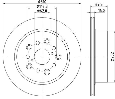 Nisshinbo ND1117K - Disque de frein cwaw.fr