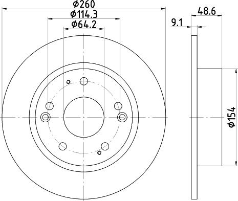 Nisshinbo ND8026K - Disque de frein cwaw.fr