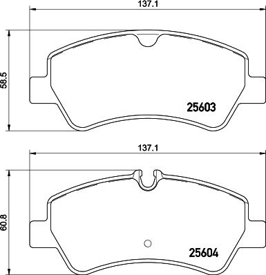 Nisshinbo NP5083 - Kit de plaquettes de frein, frein à disque cwaw.fr