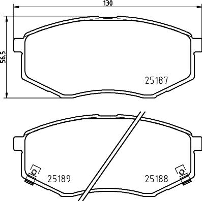 Nisshinbo NP6158 - Kit de plaquettes de frein, frein à disque cwaw.fr