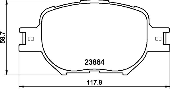 Pemebla JAPPA-212AF - Kit de plaquettes de frein, frein à disque cwaw.fr