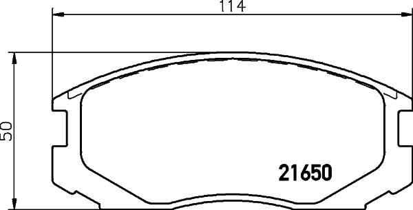 Nisshinbo NP3003 - Kit de plaquettes de frein, frein à disque cwaw.fr