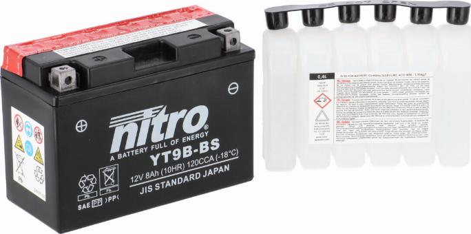 NITRO NT9B-BS - Batterie de démarrage cwaw.fr