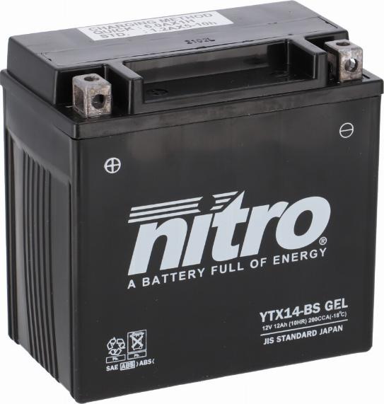 NITRO NTX14 SLA - Batterie de démarrage cwaw.fr