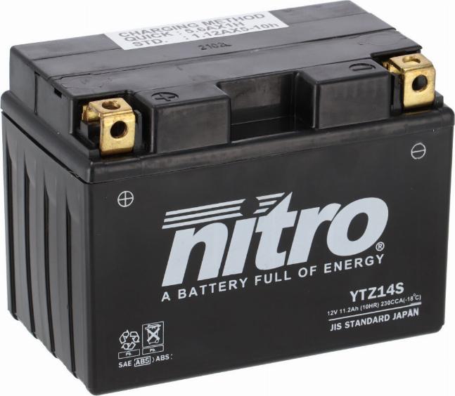 NITRO NTZ14S SLA - Batterie de démarrage cwaw.fr