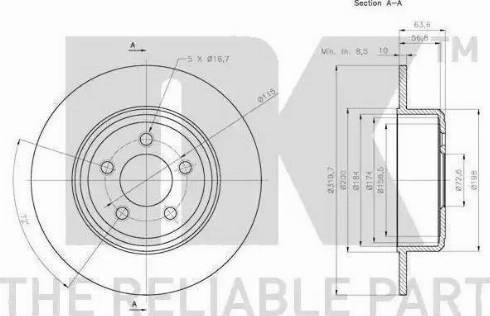 NK 5031904 - Rotule de barre de connexion cwaw.fr