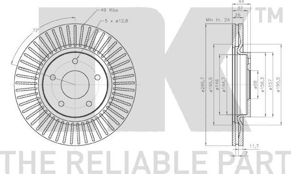 NK 312294 - Disque de frein cwaw.fr