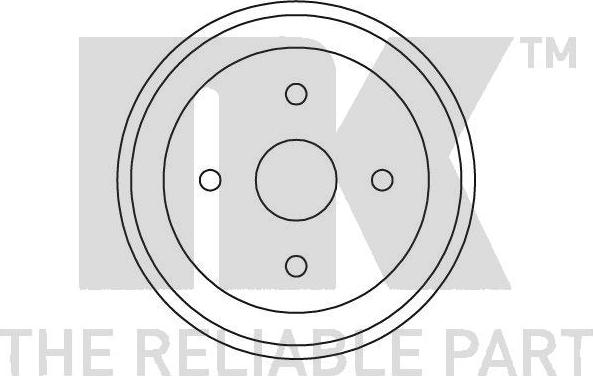 NK 255211 - Tambour de frein cwaw.fr