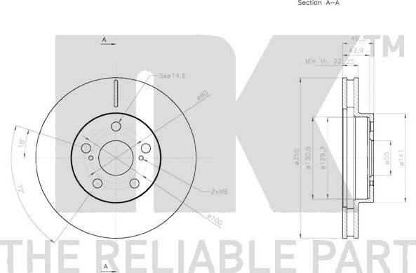 NK 3145142 - Disque de frein cwaw.fr