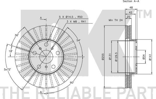 NK 204538 - Disque de frein cwaw.fr