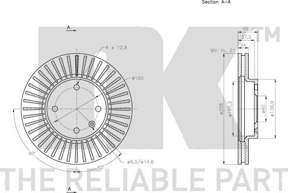 NK 315019 - Disque de frein cwaw.fr