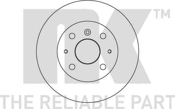 NK 205105 - Disque de frein cwaw.fr