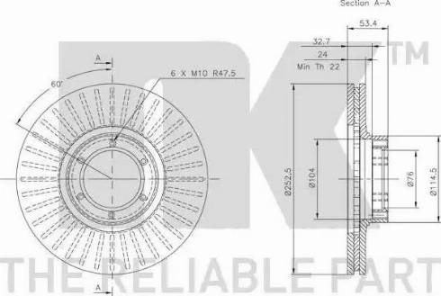 NK 313905 - Disque de frein cwaw.fr