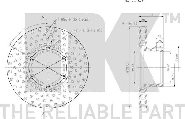 NK 203398 - Disque de frein cwaw.fr