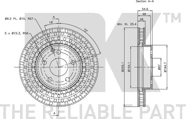 NK 203358 - Disque de frein cwaw.fr