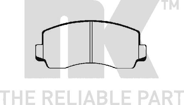 NK 229942 - Kit de plaquettes de frein, frein à disque cwaw.fr