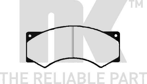 NK 229950 - Kit de plaquettes de frein, frein à disque cwaw.fr