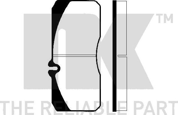 NK 229988 - Kit de plaquettes de frein, frein à disque cwaw.fr