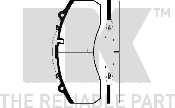 NK 229987 - Kit de plaquettes de frein, frein à disque cwaw.fr