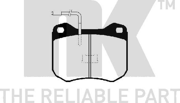 NK 229938 - Kit de plaquettes de frein, frein à disque cwaw.fr