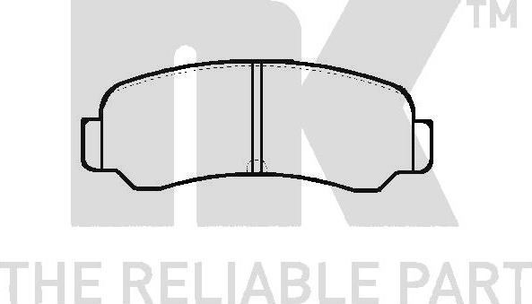 NK 224518 - Kit de plaquettes de frein, frein à disque cwaw.fr