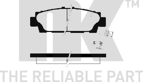 Akebono ACT613 - Kit de plaquettes de frein, frein à disque cwaw.fr