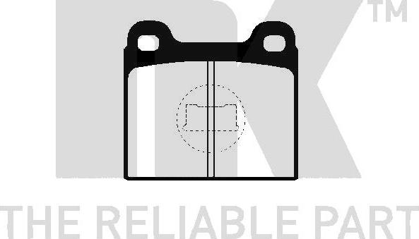 NK 224705 - Kit de plaquettes de frein, frein à disque cwaw.fr