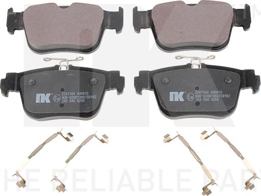 NK 2247164 - Kit de plaquettes de frein, frein à disque cwaw.fr