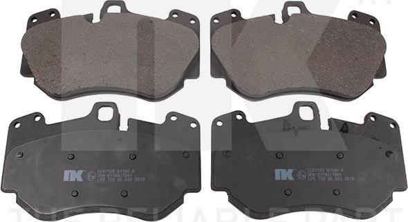 NK 2247126 - Kit de plaquettes de frein, frein à disque cwaw.fr