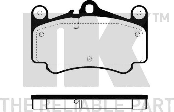 NK 225609 - Kit de plaquettes de frein, frein à disque cwaw.fr