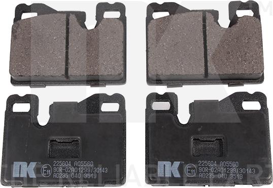 NK 225604 - Kit de plaquettes de frein, frein à disque cwaw.fr