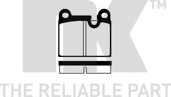 NK 225608 - Kit de plaquettes de frein, frein à disque cwaw.fr