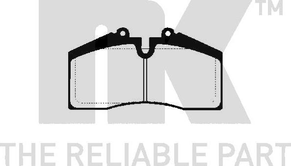 NK 225602 - Kit de plaquettes de frein, frein à disque cwaw.fr