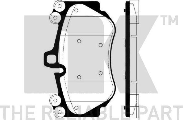 NK 225610 - Kit de plaquettes de frein, frein à disque cwaw.fr