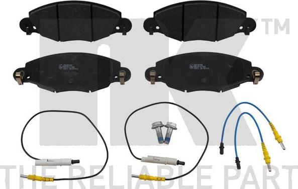 NK 221945 - Kit de plaquettes de frein, frein à disque cwaw.fr