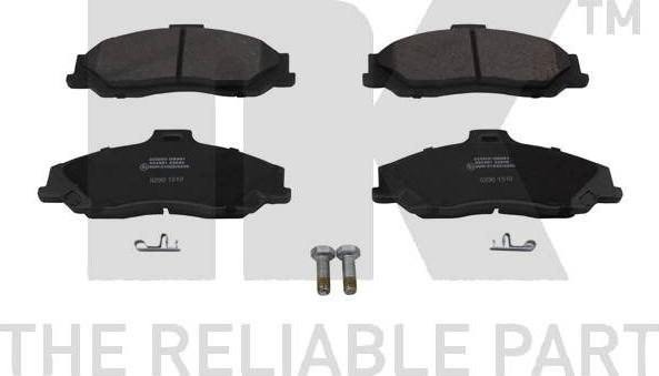 NK 223250 - Kit de plaquettes de frein, frein à disque cwaw.fr