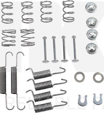 NK 7944871 - Kit d'accessoires, mâchoires de frein de stationnement cwaw.fr