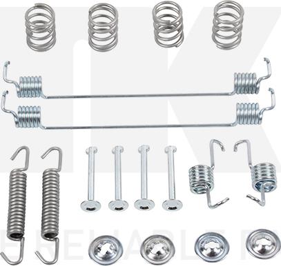 NK 7939819 - Kit d'accessoires, mâchoires de frein de stationnement cwaw.fr