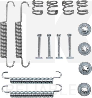 NK 7935893 - Kit d'accessoires, mâchoires de frein de stationnement cwaw.fr