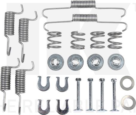 NK 7930788 - Kit d'accessoires, mâchoires de frein de stationnement cwaw.fr