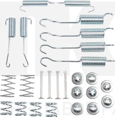 NK 7923776 - Kit d'accessoires, mâchoire de frein cwaw.fr